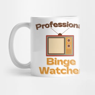 Retro Professional Binge Watcher Mug